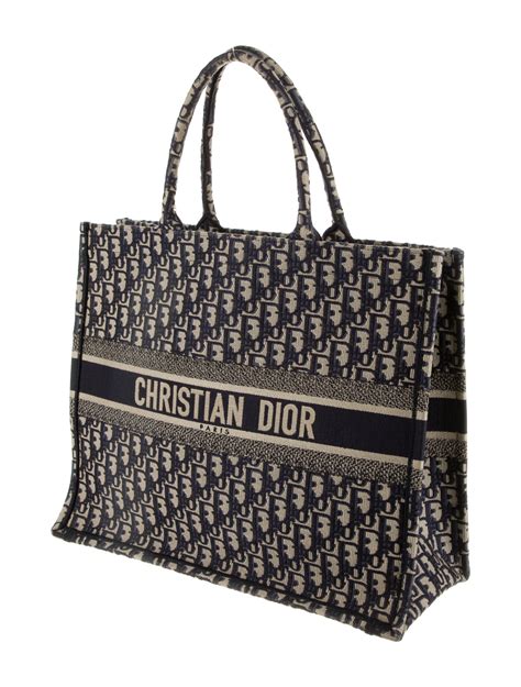 blue christian dior|christian dior blue tote bag.